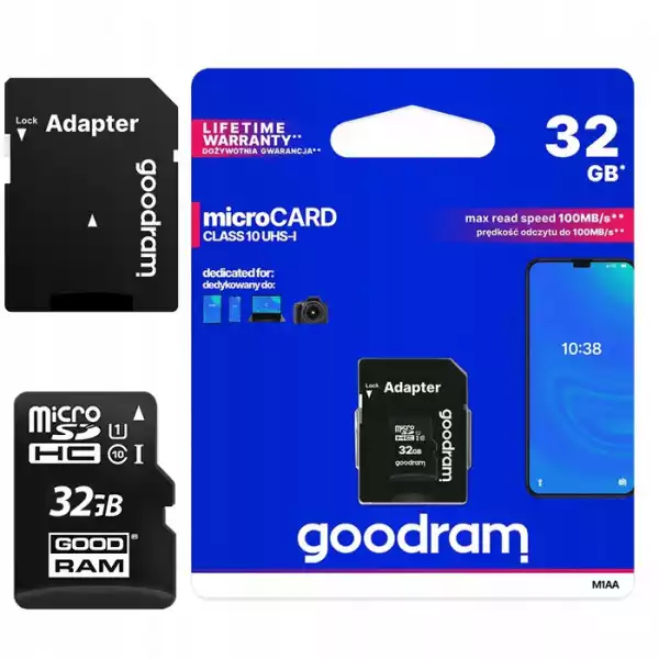 Karta Pamięci Microsd Goodram 32 Gb Adapter Sd