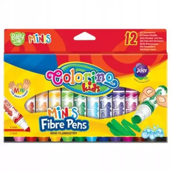 Flamastry Colorino Kids Mini 12 Szt.