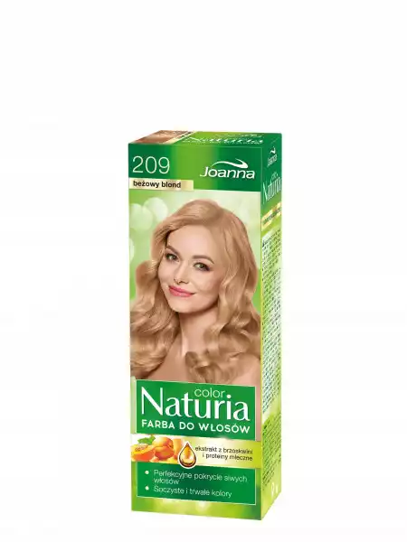Joanna Naturia Color Farba 209 Beżowy Blond 40 G