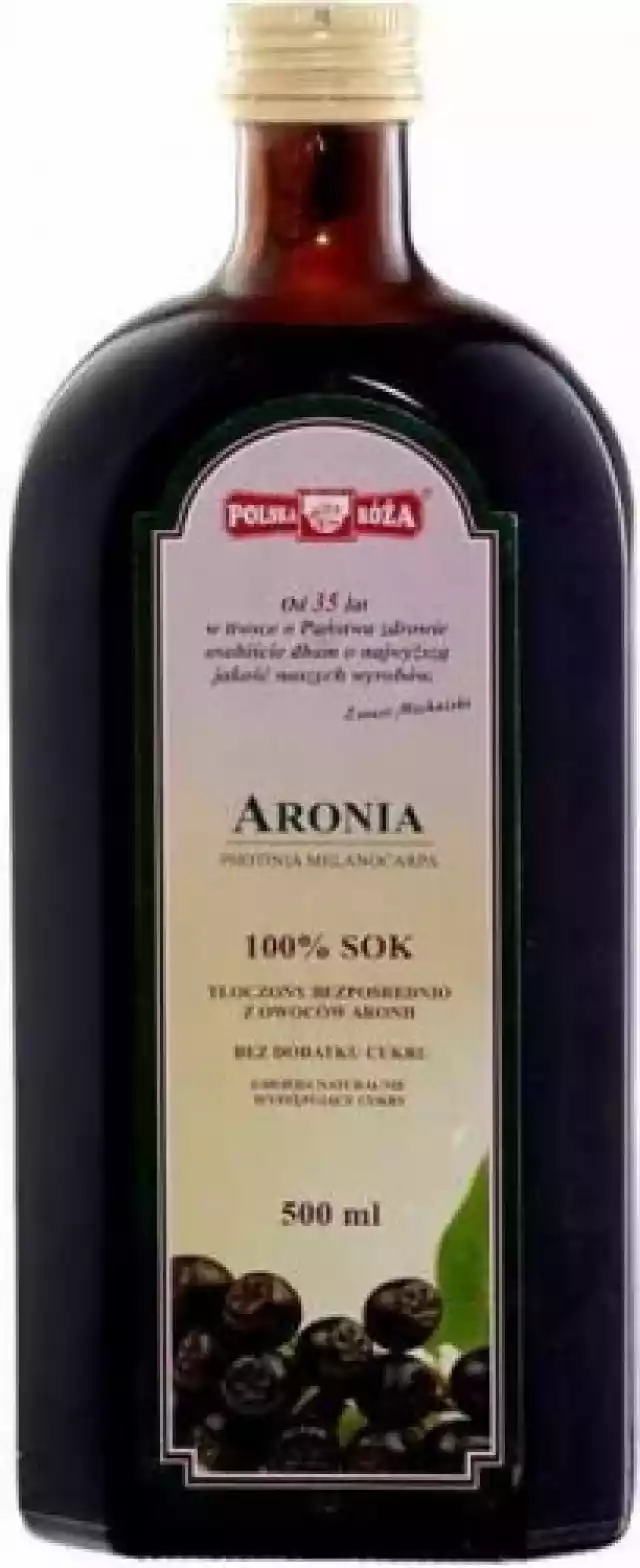 Aronia Sok 100% Bez Cukru 500 Ml Polska Roża