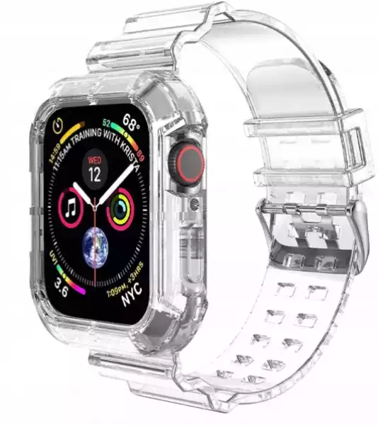 Pasek Przeźroczysty Do Apple Watch 4 5 6 Se 42/44