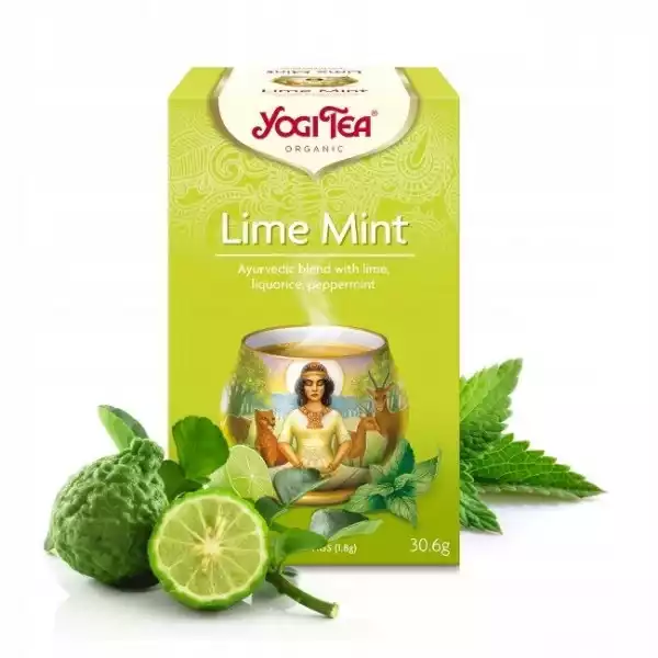 Herbata Yogi Tea Limonka Z Miętą Torebki 30,6G