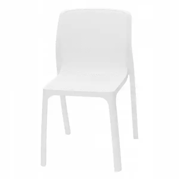 Krzesło Ażurowe Kuchenne Białe Ogrodu
