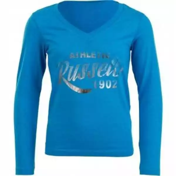 Russell Athletic T-Shirt Dziewczęcy Niebieski 116