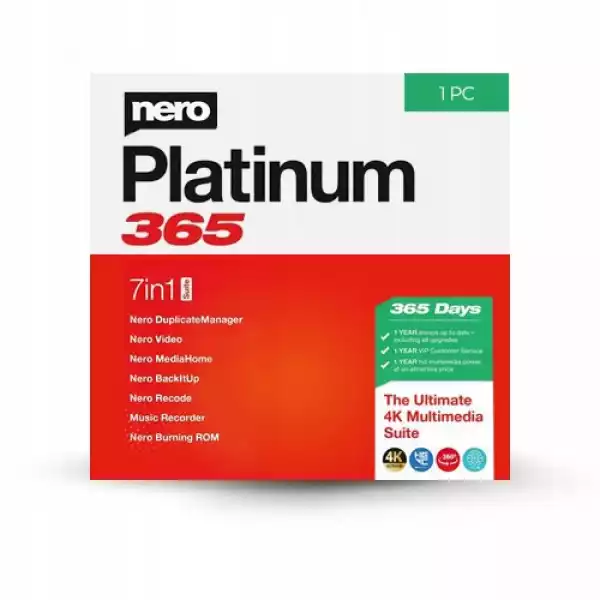 Nero Platinum 365 1 Rok