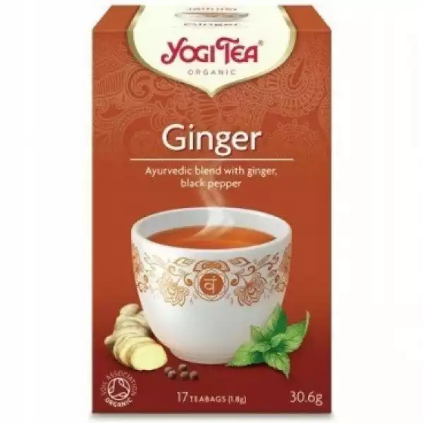 Herbata Yogi Tea Imbirowa Torebki 30,6G Ginger