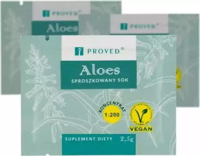 Aloes Sproszkowany Koncentrat 1:200 2,5 G Proved