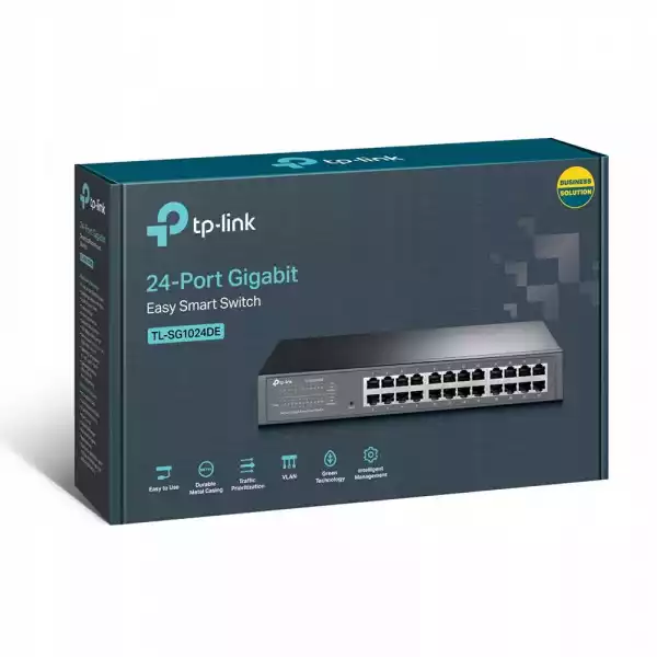 Switch Tp-Link Tl-Sg1024De, 24 Porty, 1 Gbit/s