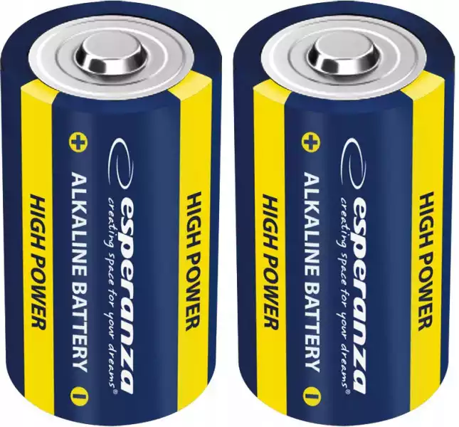 Esperanza Baterie Alkaliczne High Power Lr20 D X2