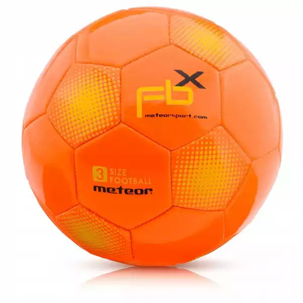 Piłka Nożna Meteor Fbx #3 Pomarańczowa