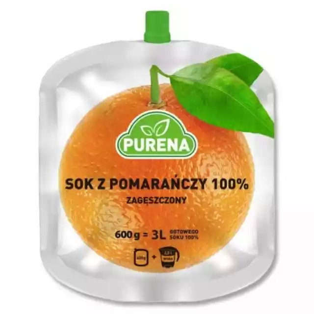 Sok pomarańczowy 100%, zagęszczony Puren