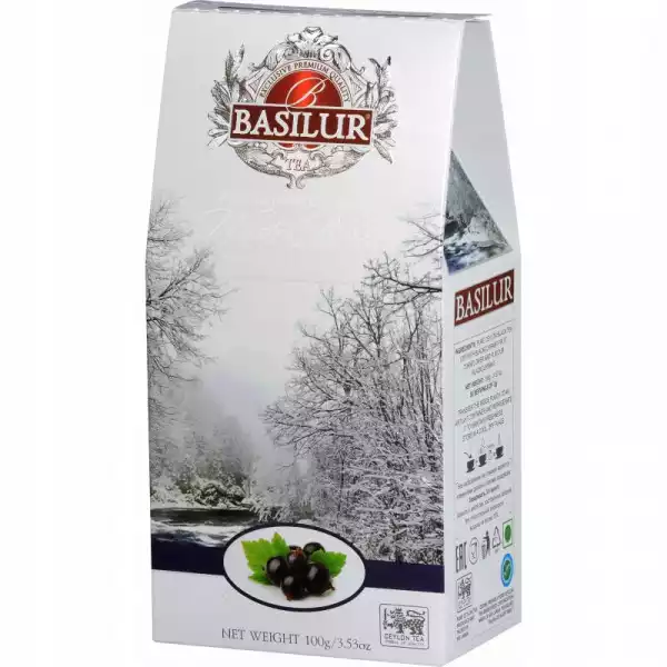 Herbata Czarna Liściasta Basilur Blackcurrant 100G