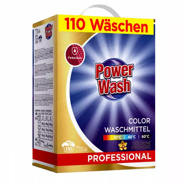 Power Wash Proszek Do Prania Color 110 Prań 7,7Kg