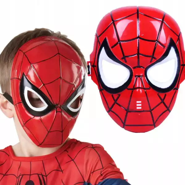 Maska Dla Dzieci Spiderman Strój Człowiek Pająk