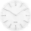 Zegar Ścienny Detailed Biały