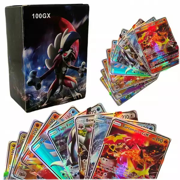 Kolekcjonerskie Karty Pokemon V-Max Box 100 Szt