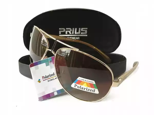 Okulary Męskie Polaryzacyjne Prius Pilotki Aviator