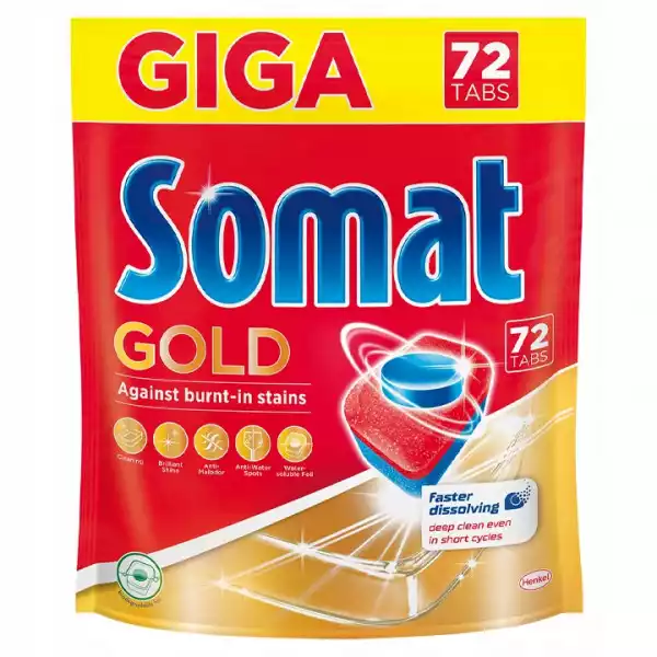 Somat Tabletki Do Zmywarki Gold 72 Szt