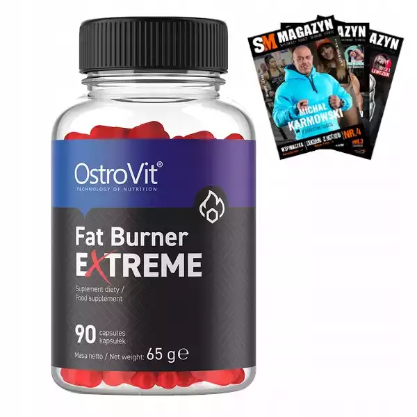 Ostrovit Fat Burner Extreme 90Kap Spalacz Tłuszczu