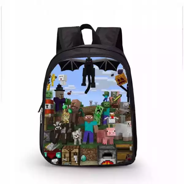 Plecak Szkolny Dla Dzieci Minecraft