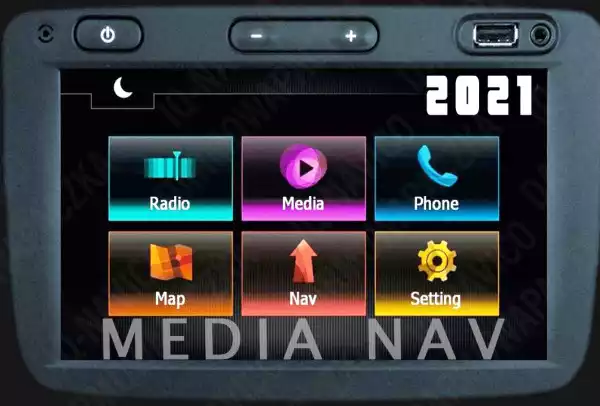 Media Nav Evolution V2 Mapy 2021 Renault, Dacia
