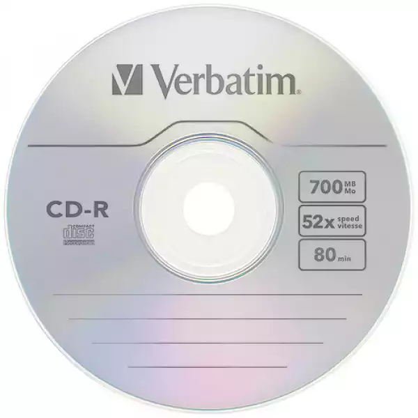 Płyty Verbatim Cd-R 700Mb 52X 10 Sztuk W Kopertach