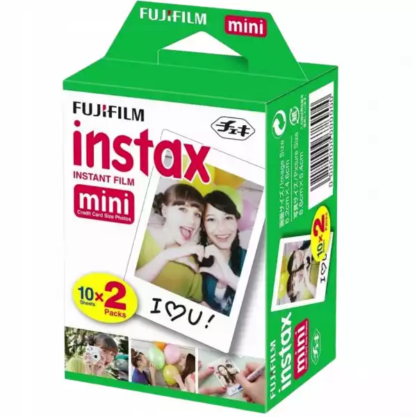 Wkład Instax Mini 9 11 Fujifilm Glossy 20 Zdjęć!