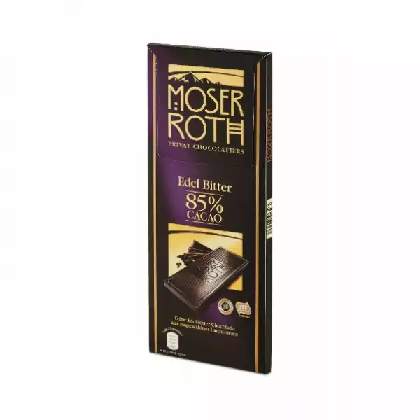 Moser Roth Czekolada Gorzka 85% Cacao 125 G De Ni