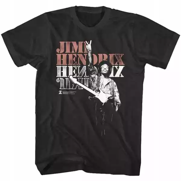 Jimi Hendrix Peace Black T-Shirt