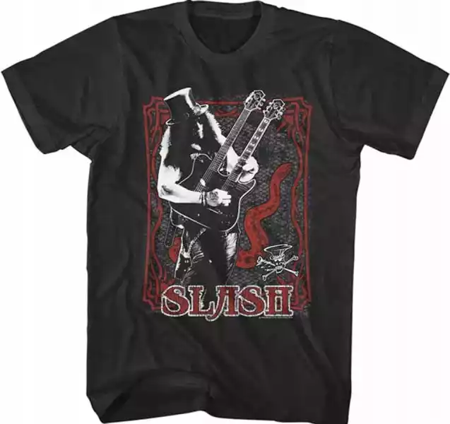 Slash Two In One Black T-Shirt