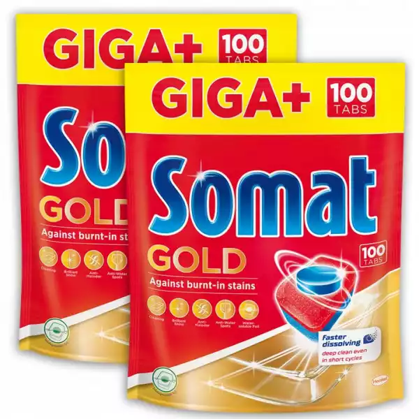 Somat Tabletki Do Zmywarki Gold 200 Szt Xxl