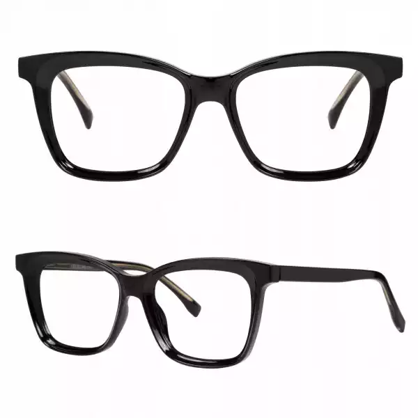 Okulary Zerówki Oprawki Nerdy Kwadratowe Kocie Oko