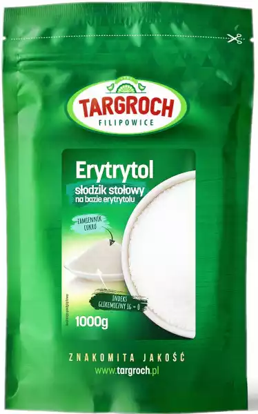 Erytrol Erytrytol Naturalny Słodzik 1Kg Targroch
