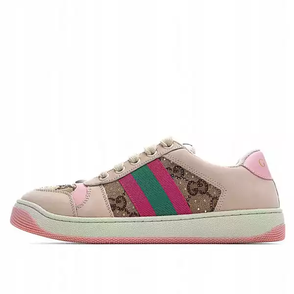 Gucc-I Screener Collection Gg Enamel Sneakers