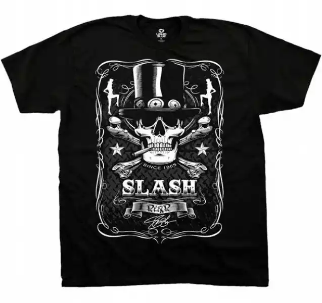 Slash Bottle Of Slash Black T-Shirt