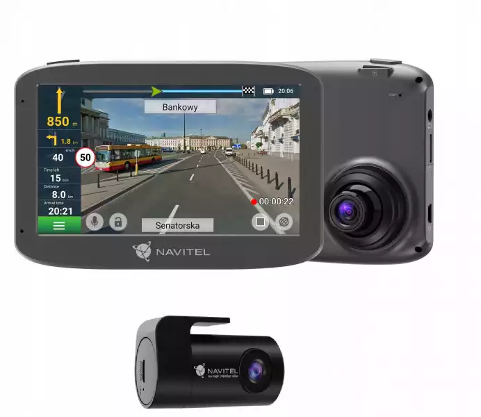 Nawigacja/wideorejestrator Navitel Re 5 Kamera