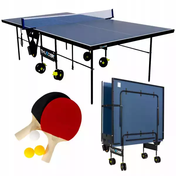Stół Do Tenisa Stołowego Ping Pong Na Wózku Mocny