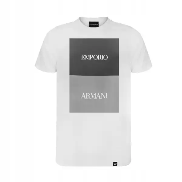 Emporio Armani Biały T-Shirt Męska E13 R.l