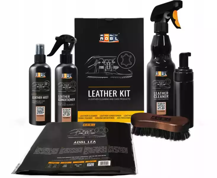 Adbl Leather Kit Zestaw Do Czyszczenia Skóry