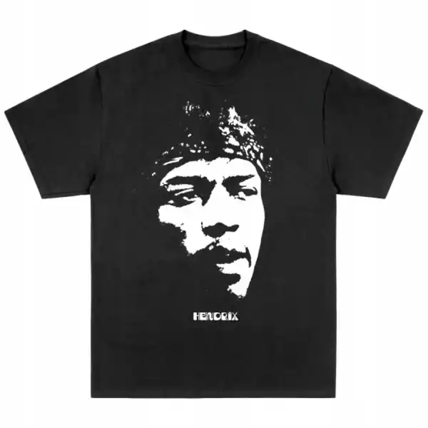 Jimi Hendrix Bandana Black T-Shirt