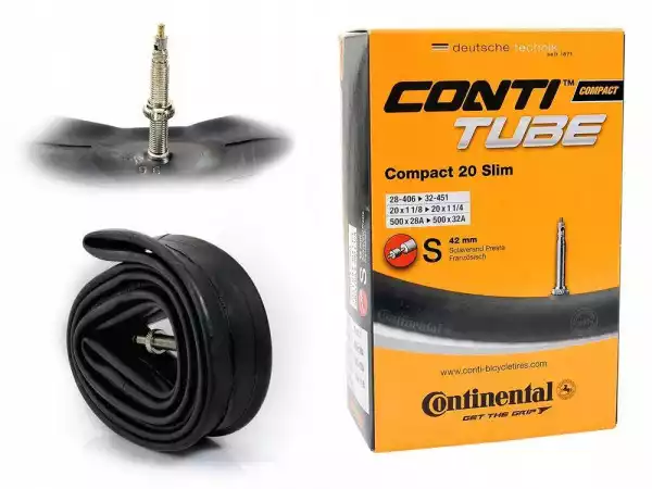 Dętka Continental Compact 20 X 1 1/8 1.25 Presta