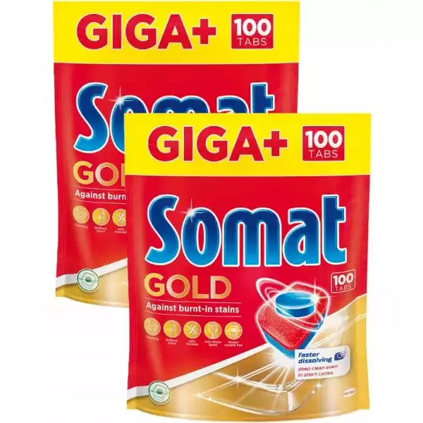 Somat Gold Tabletki Do Zmywarki Giga+ Xxxl 200 Szt