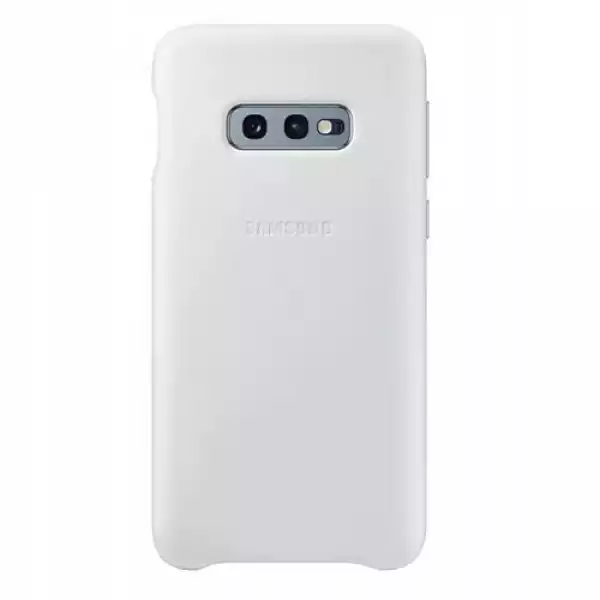 Etui Samsung Leather Cover Galaxy S10E Biały