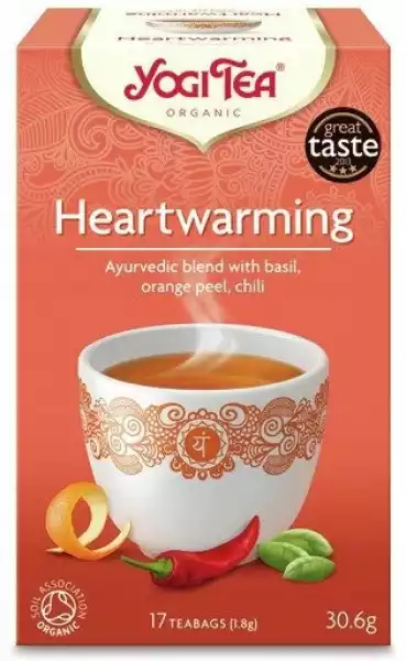 Herbata Yogi Tea Heartwarming Torebki 30.6G