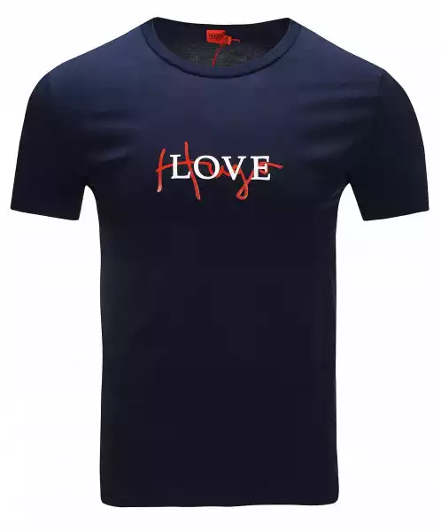 T-Shirt Koszulka Hugo Boss Love Navy