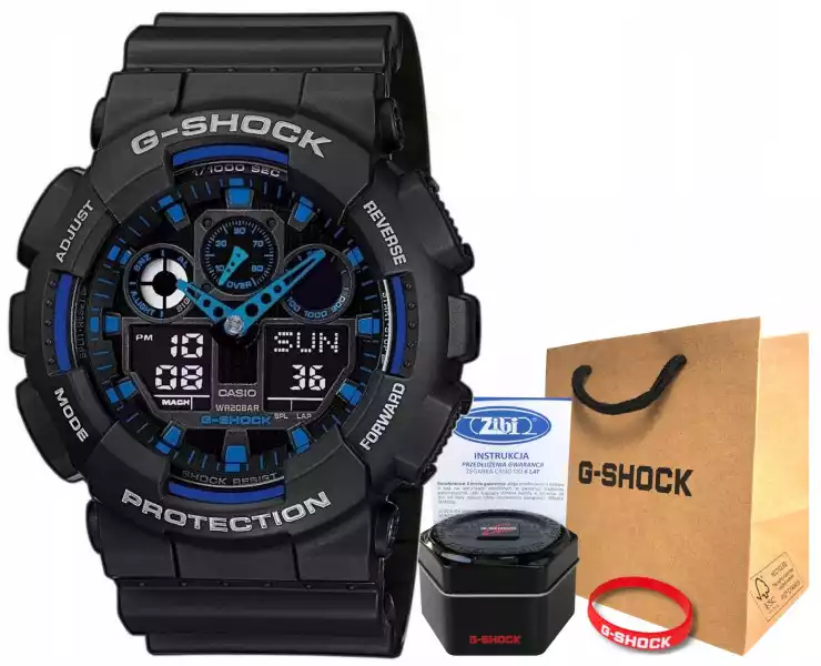 Zegarek Casio G-Shock Ga-100-1A2Er 20Bar Hologram