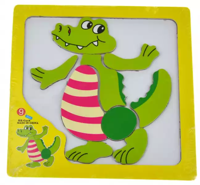Tablica Magnetyczna Układanka Puzzle Krokodyl