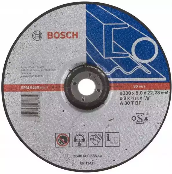 Bosch Tarcza Korundowa 230X8 Mm Expert For Metal