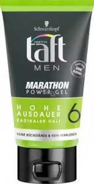 Z Niemiec Taft Marathon Power 6 Żel Do Włosów 150