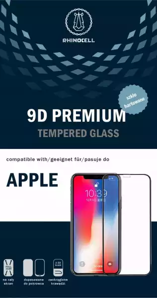 Szkło Hartowane 9D Iphone X/xs/11 Pro